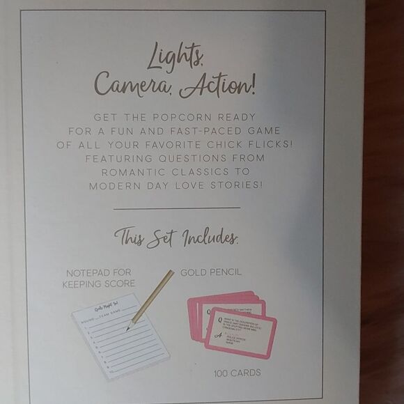 ☆☆☆☆☆HOST PICK☆☆☆☆☆Chick flick trivia card game - Picture 4 of 4